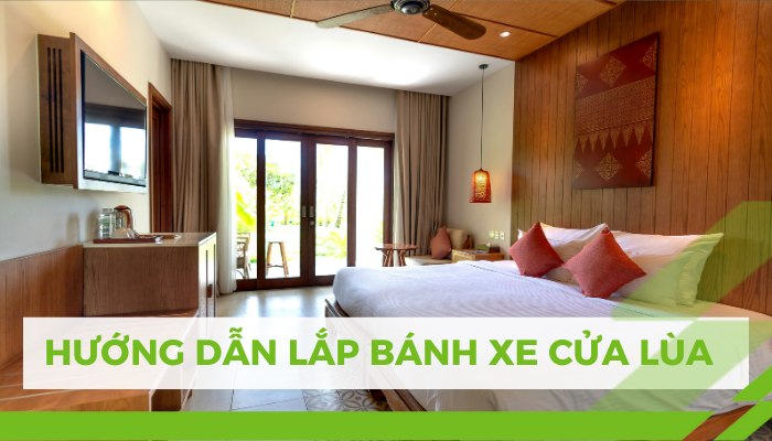 Hướng dẫn lắp bánh xe cửa lùa - avt